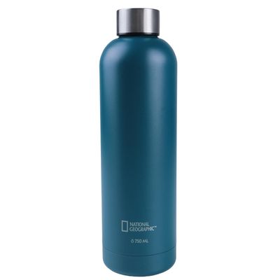 Botella Metálica Térmica Boca Angosta 750ml Azul