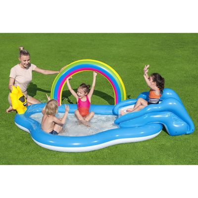 Imagen 2 del producto Piscina Y Juegos Inflable Arcoiris 2.57Mx1.45Mx91Cms Bestway