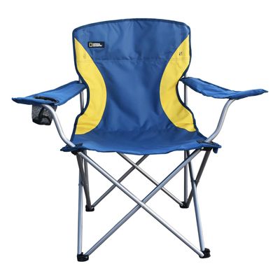 Imagen 2 del producto Silla Plegable Camping Acolchada Denver Azul Natgeo