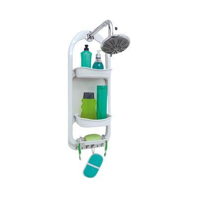Imagen 2 del producto Organizador de Ducha Plastico Blanco Rimax