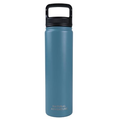 Imagen 2 del producto Botella Metálica Térmica Boca Ancha 750ml Azul Petroleo