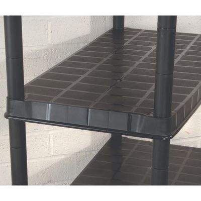 Imagen 2 del producto Estante Repisa Rack Plástico 5 niveles 185x45,5x91cm Deluxe