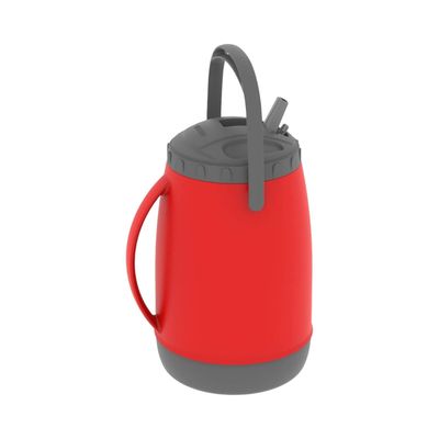 Jarra Termica Con Bombilla 2,5L Rojo