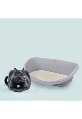 Imagen 2 del producto Cama De Mascota Con Cojín M Gris 62×43.2×22.5 Cms Coolpets