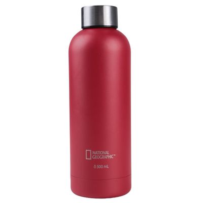 Botella Metálica Térmica Boca Angosta 500ml Roja