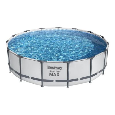 Piscina Bestway Redonda Steel ProMax Filtro+Acces 4,57X1.07M