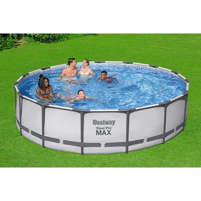 Imagen 2 del producto Piscina Bestway Redonda Steel ProMax Filtro+Acces 4,57X1.07M
