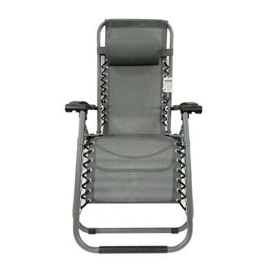 Silla Reposera Plegable Gravedad Cero Atlanta Gris Northwest