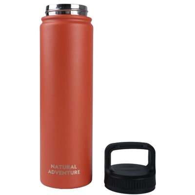 Imagen 2 del producto Botella Metálica Térmica Boca Ancha 750ml Naranjo