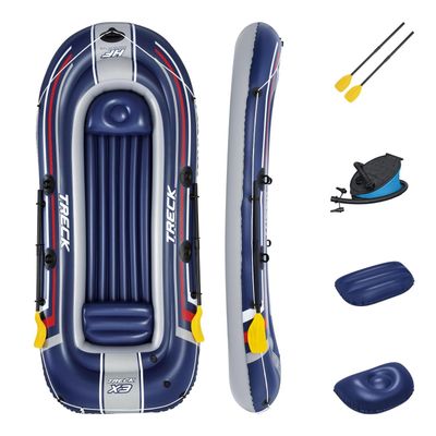 Imagen 2 del producto Bote Inflable Con Remos E Infl Treck X3 3.07MX1.26M Bestway