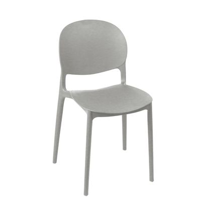 Silla Plástico Apilable Deco Sevilla Gris Escandinavia