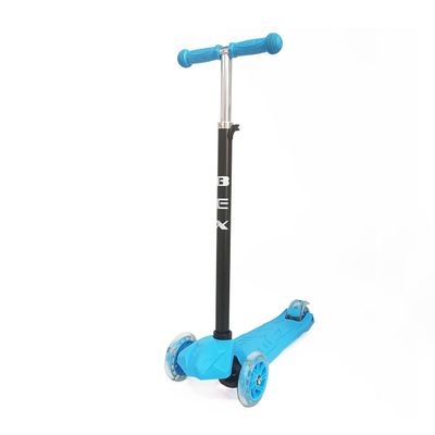 Imagen 1 del producto Scooter Monopatin 3 Ruedas Luces Barra Ajustable 86cm Azul Bex