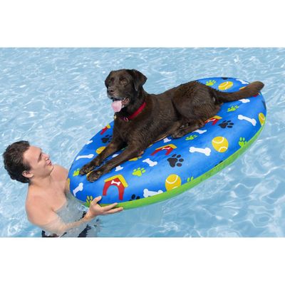 Imagen 2 del producto Flotador Reposera Inflable Reforzado Para Mascota 42x95x17cm