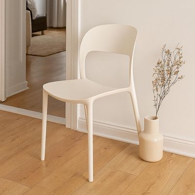 Imagen 2 del producto Silla Plástico Apilable Deco Nuremberg Blanca Escandinavia