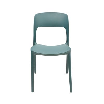 Imagen 2 del producto Silla Plástico Apilable Deco Nuremberg Azul Escandinavia