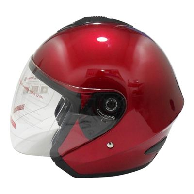 Casco Full Face Bx510 Talla M Color Burgundhy Certificado ECE