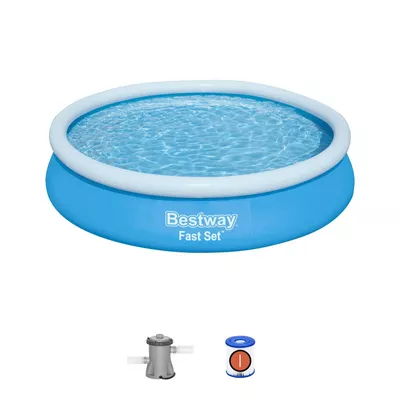 Piscina Bestway Redonda Fácil Armado con filtro 3.66MX76cm
