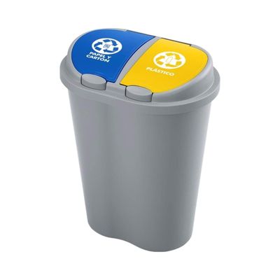 Basurero Doble 50 Lts Rimax