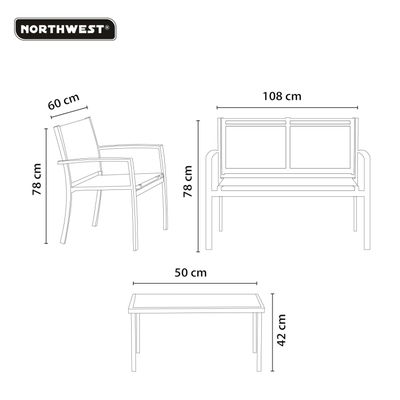 Imagen 2 del producto Juego Set de Terraza Sicilia 4 personas Northwest