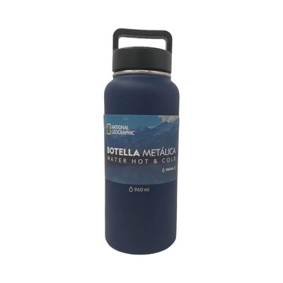 Botella Agua Termica Acero Inox. 960ML National Geographic