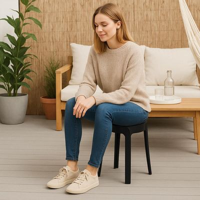 Imagen 2 del producto Piso Apilable Deco Valencia Negro Escandinavia