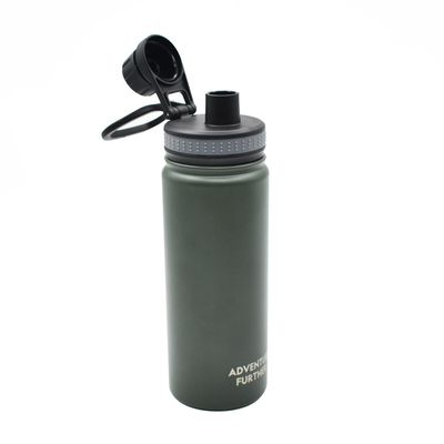 Imagen 2 del producto Botella Metálica Térmica Insulada 600ml Verde NatGeo