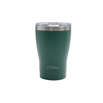 Imagen 2 del producto Mug Acero Inoxidable Tapa Transparente Rosca 350ml Verde