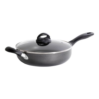 Sartén Wok con tapa y manilla antiadherente 26 cm Oster