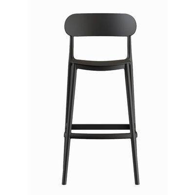 Imagen 2 del producto Piso Taburete Silla alta bar cocina Nils 75 cm Negra