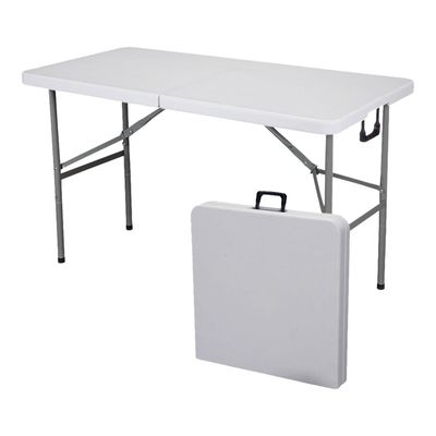 Mesa Plegable Rectangular 180x70x73,5 Cms Blanca Northwest