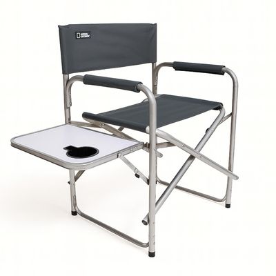 Silla Mesa Plegable Camping Director Adventure Gris Natgeo