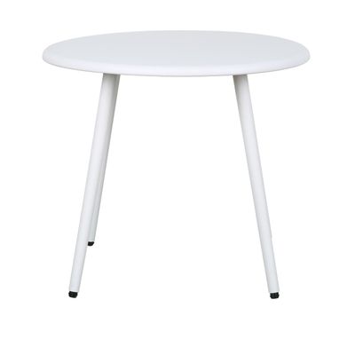 Mesa redonda deco plastico Nórdica 51,5*51,5*44,5 Blanca