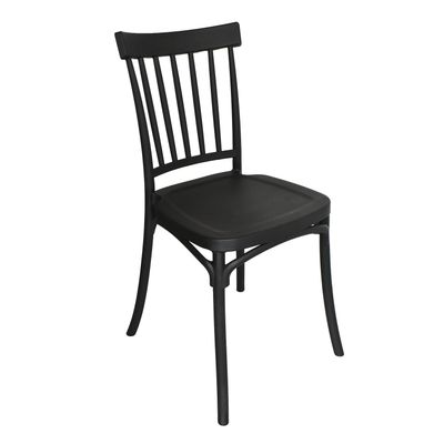 Imagen 1 del producto Silla Plástico Apilable Deco Viken Negra Escandinavia