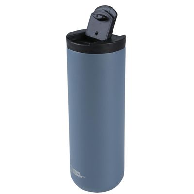 Imagen 2 del producto Mug Acero Inoxidable Tapa Flip Antideslizante 500ml Gris