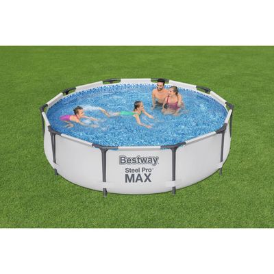 Imagen 2 del producto Piscina Bestway Redonda Steel Pro Max con filtro 3.05MX76Cm