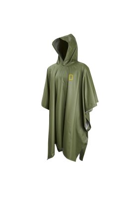 Poncho Impermeable Verde National Geographic