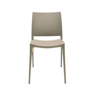 Imagen 2 del producto Silla Plástico Apilable Deco Dresden Beige Escandinavia