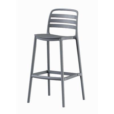 Piso Taburete Silla alta bar cocina Ragnar 75cm Gris Oscuro