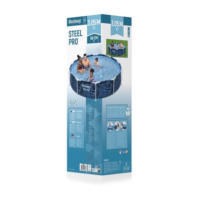 Imagen 2 del producto Piscina Bestway Redonda Steel Pro 3.05MX76Cm Azul Diseño