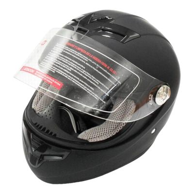 Casco Full Face Bx105 Talla M Color Flat Black Ceritificacion ECE Bex