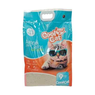Arena Sanitaria Aglutinante Para Gato 9Kg Cool Cat