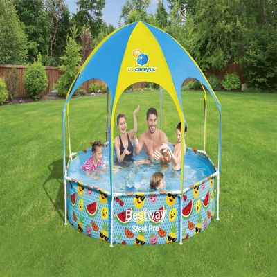 Imagen 2 del producto Piscina Bestway Redonda Con Toldo y Neblina Agua 2.44MX51Cm