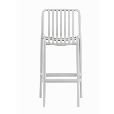 Piso Taburete Silla alta bar cocina Magnus 65cm Blanco