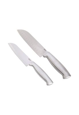 Set Cuchillos Santoku acero inox 2 piezas Edgefield Oster
