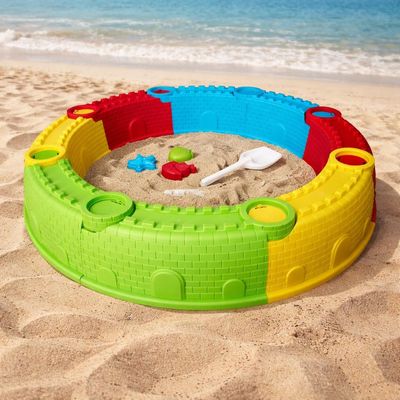 Imagen 2 del producto Arenero Bloques Plásticos Multicolor 88x88x14,5cm Game Power