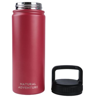 Imagen 2 del producto Botella Metálica Térmica Boca Ancha 500ml Rojo