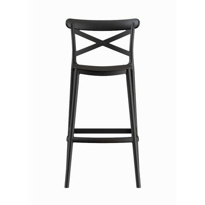 Imagen 2 del producto Piso Taburete Silla alta bar cocina Danessa 75cm Negra