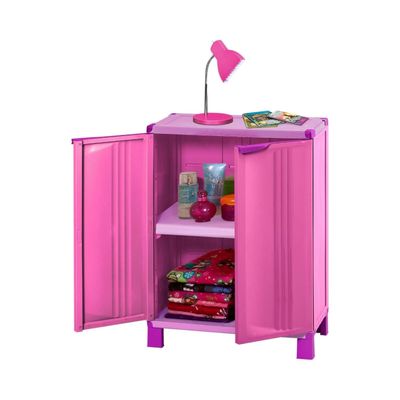 Imagen 2 del producto Gabinete Multiuso Plastico Rosado 66.5x39x91 Starplast Rimax
