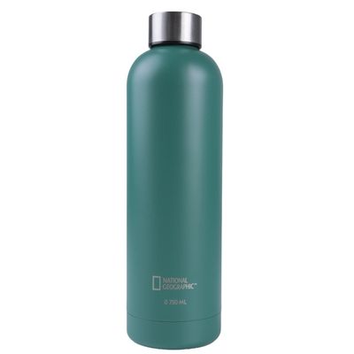 Botella Metálica Térmica Boca Angosta 750ml Verde
