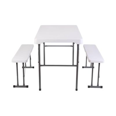 Imagen 2 del producto Set Mesa Y Bancos Plegables 113x68.5x73Cm Blanca Northwest